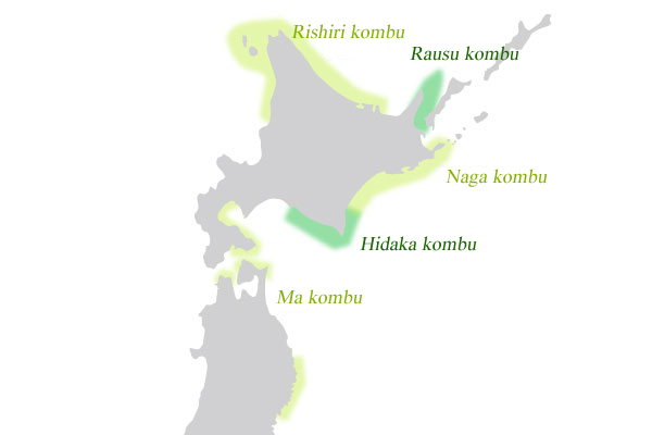 95% of kombu is produced in Hokkaido